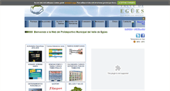 Desktop Screenshot of polideportivomunicipalolaz.es